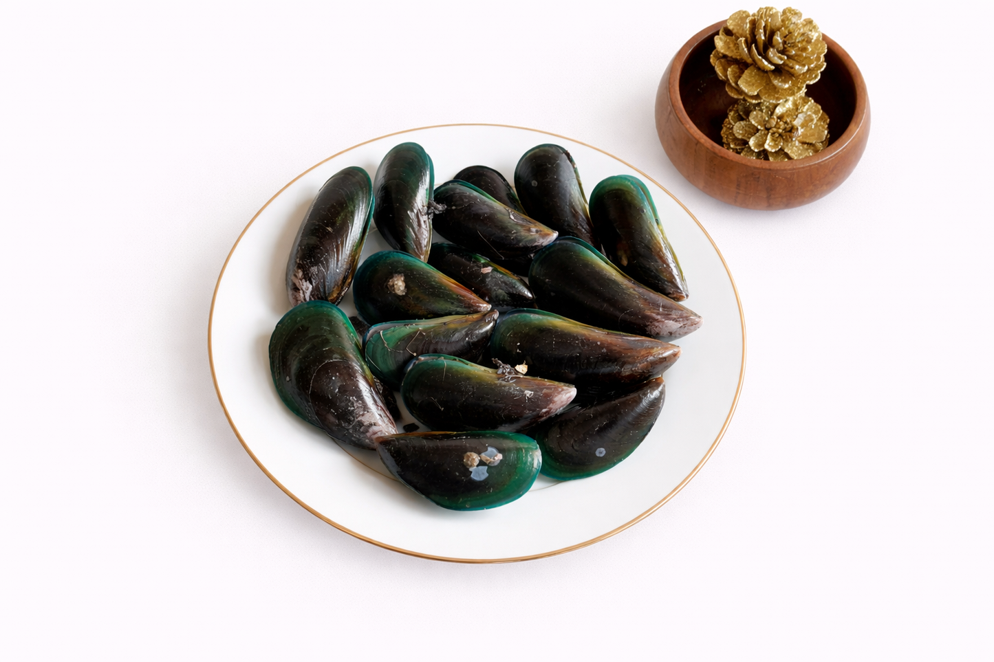 Whole Green Mussels (With Shell)