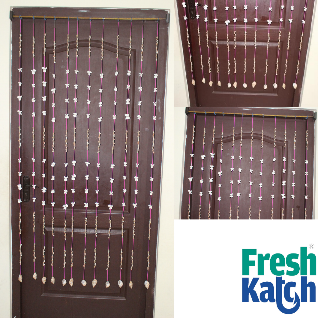 FreshKatch Seashell  Curtains - Type 3 (Full)