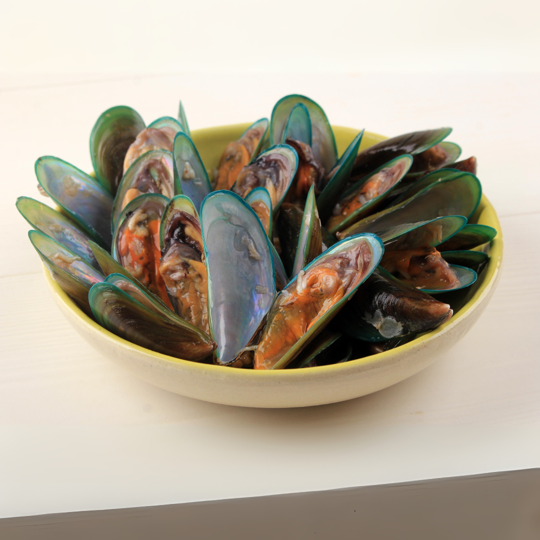 Whole Green Mussels (With Shell)