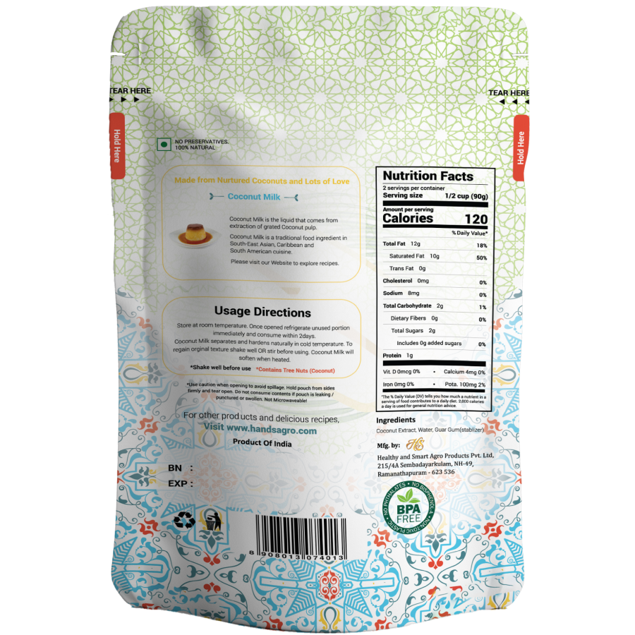 Coconut Milk-12% Fat (Pack of 2)