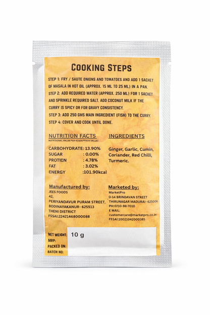 Chettinad Prawn Masala - 10 gms (Pack of 2)