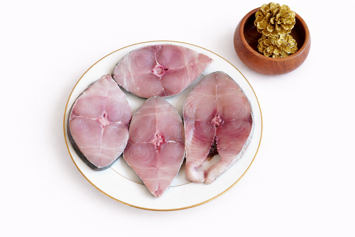 Seer Fish Slices - valued marine fish with high taste & meat quality ...